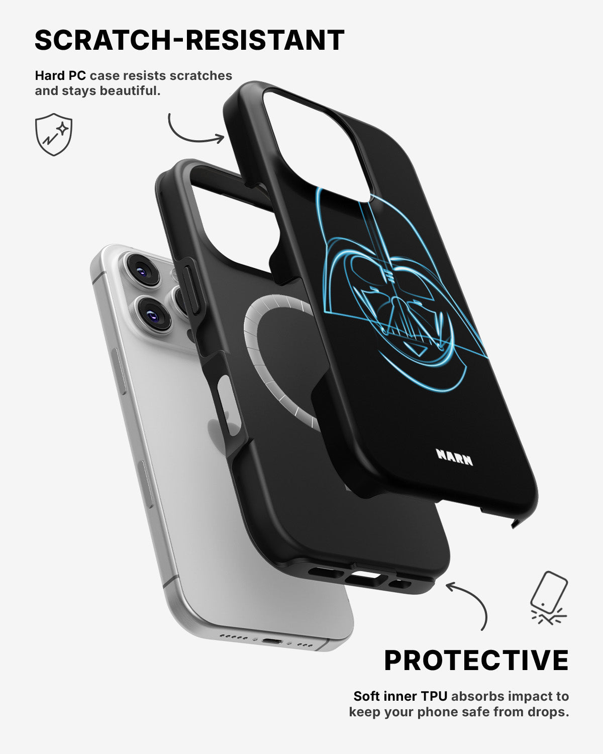 iPhone 16 Pro Max Tough Case – Darth Vader - View 2