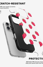 iPhone 16 Pro Max Tough Case – Raspberry Bliss - View 2