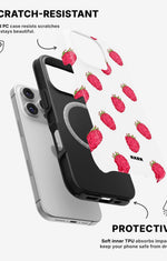 iPhone 16 Pro Max Tough Case – Raspberry Bliss - View 2