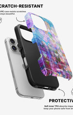 iPhone 16 Pro Max Tough Case – Purple Hearts - View 2