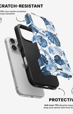 iPhone 16 Pro Max Tough Case – Blue Tropics - View 2