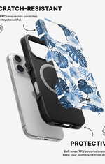 iPhone 16 Pro Max Tough Case – Blue Tropics - View 2