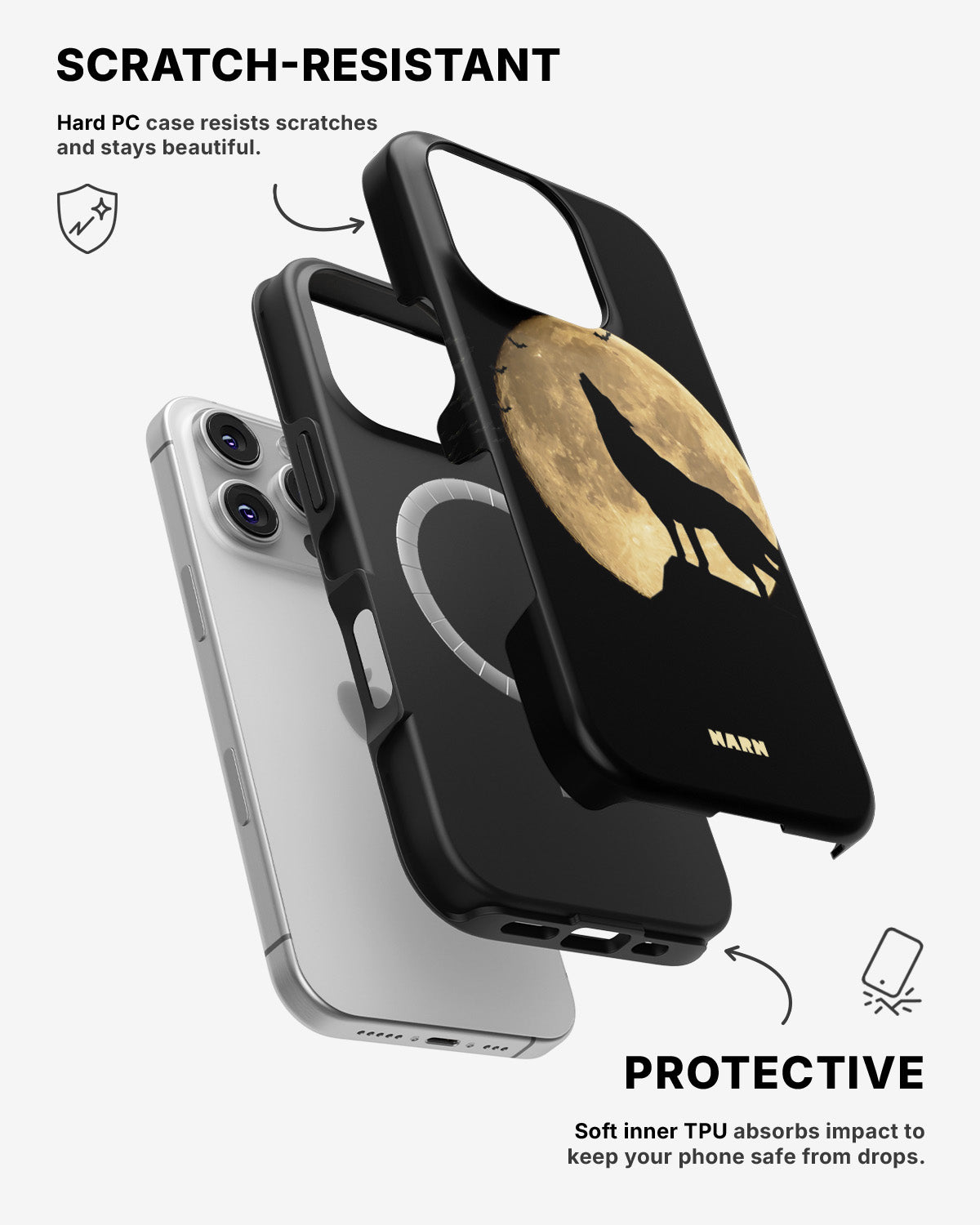 iPhone 16 Pro Max Tough Case – Wolf - View 2