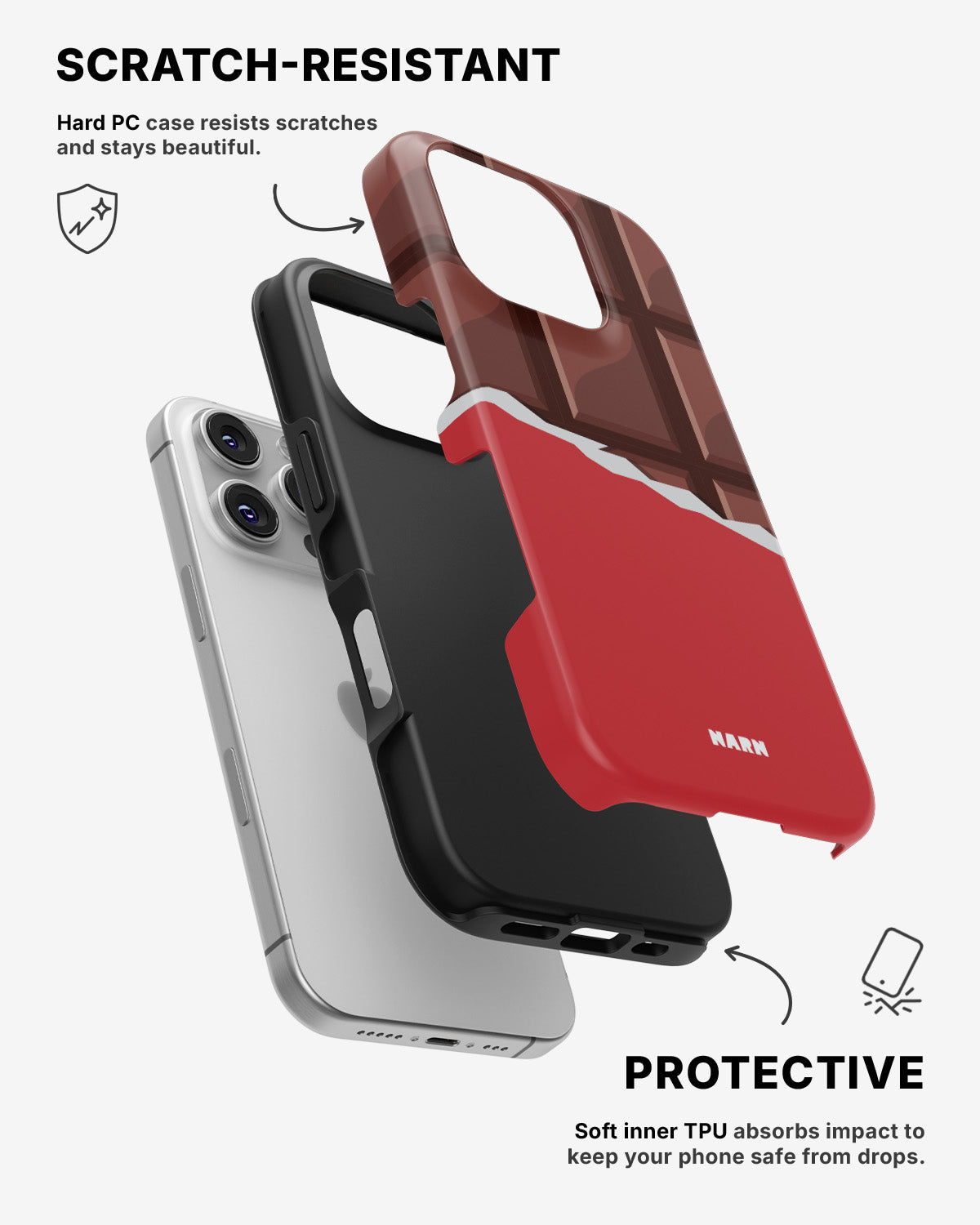 iPhone 16 Pro Max Tough Case – Chocolate Break - View 2