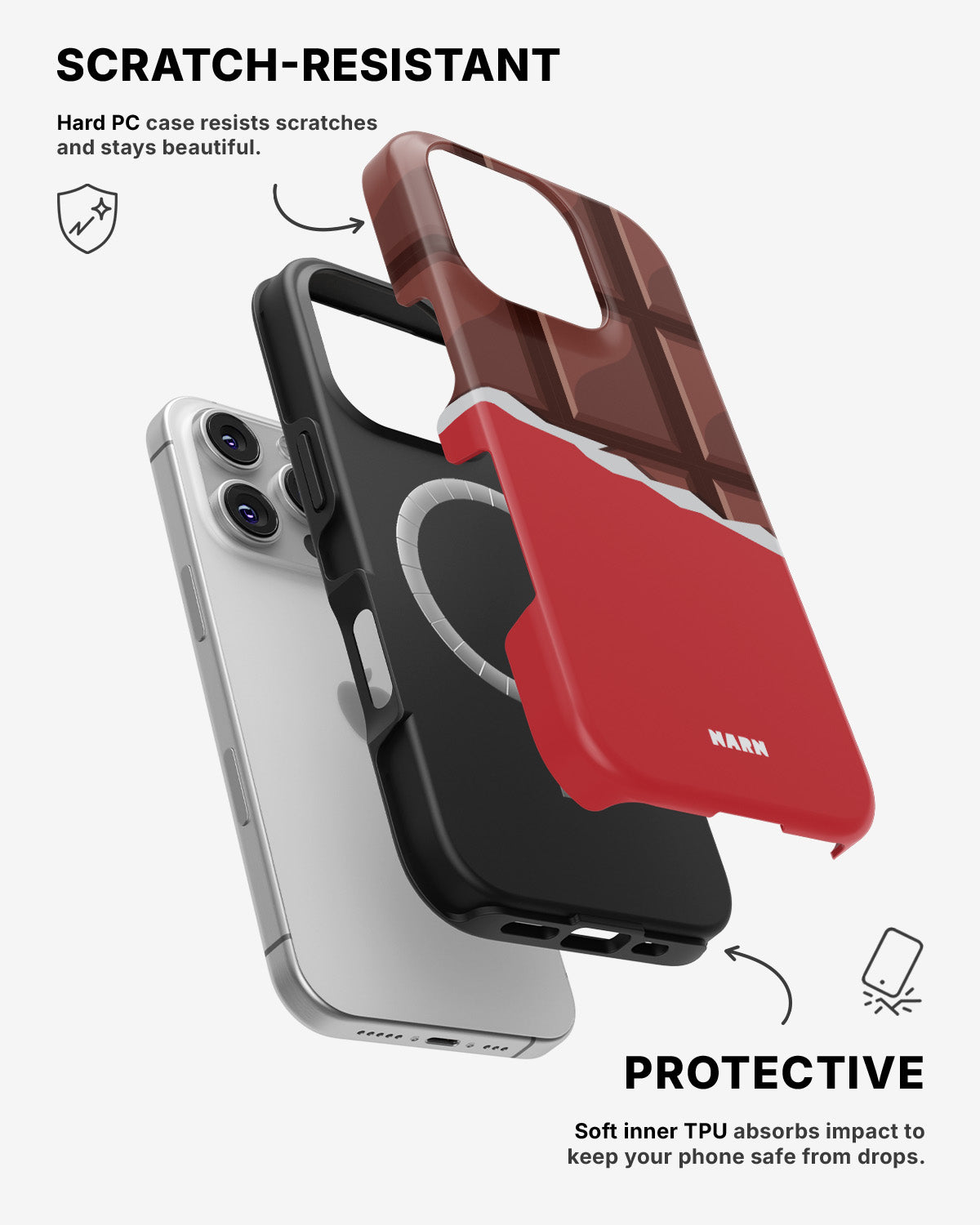 iPhone 16 Pro Max Tough Case – Chocolate Break - View 2
