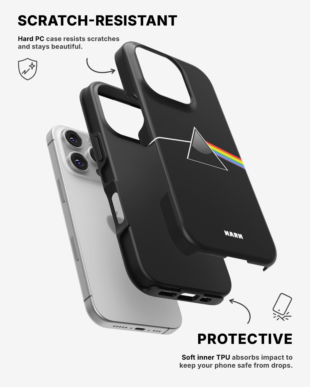 iPhone 16 Pro Max Tough Case – Dark Side - View 2