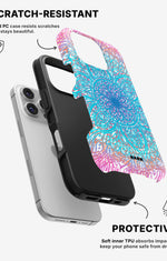 iPhone 16 Pro Max Tough Case – Pastel Mandala - View 2
