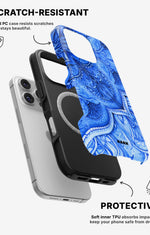 iPhone 16 Pro Max Tough Case – Blue Vintage - View 2
