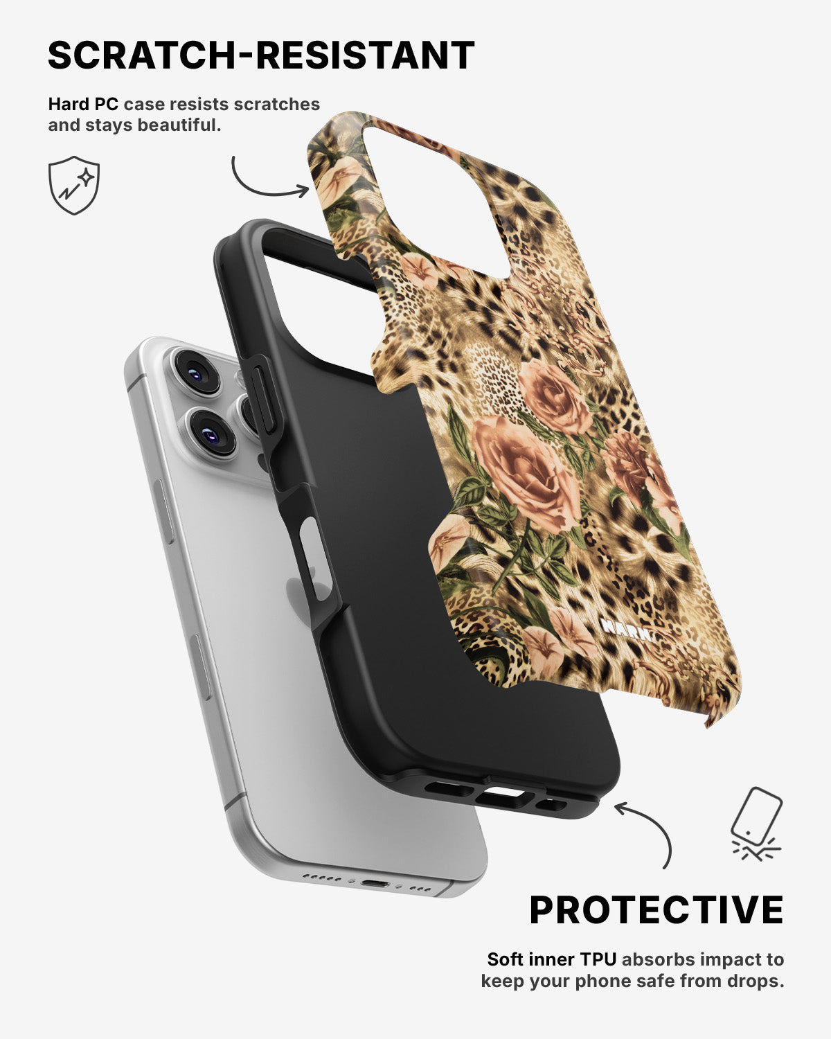 iPhone 16 Pro Max Tough Case – Leo Roses - View 2