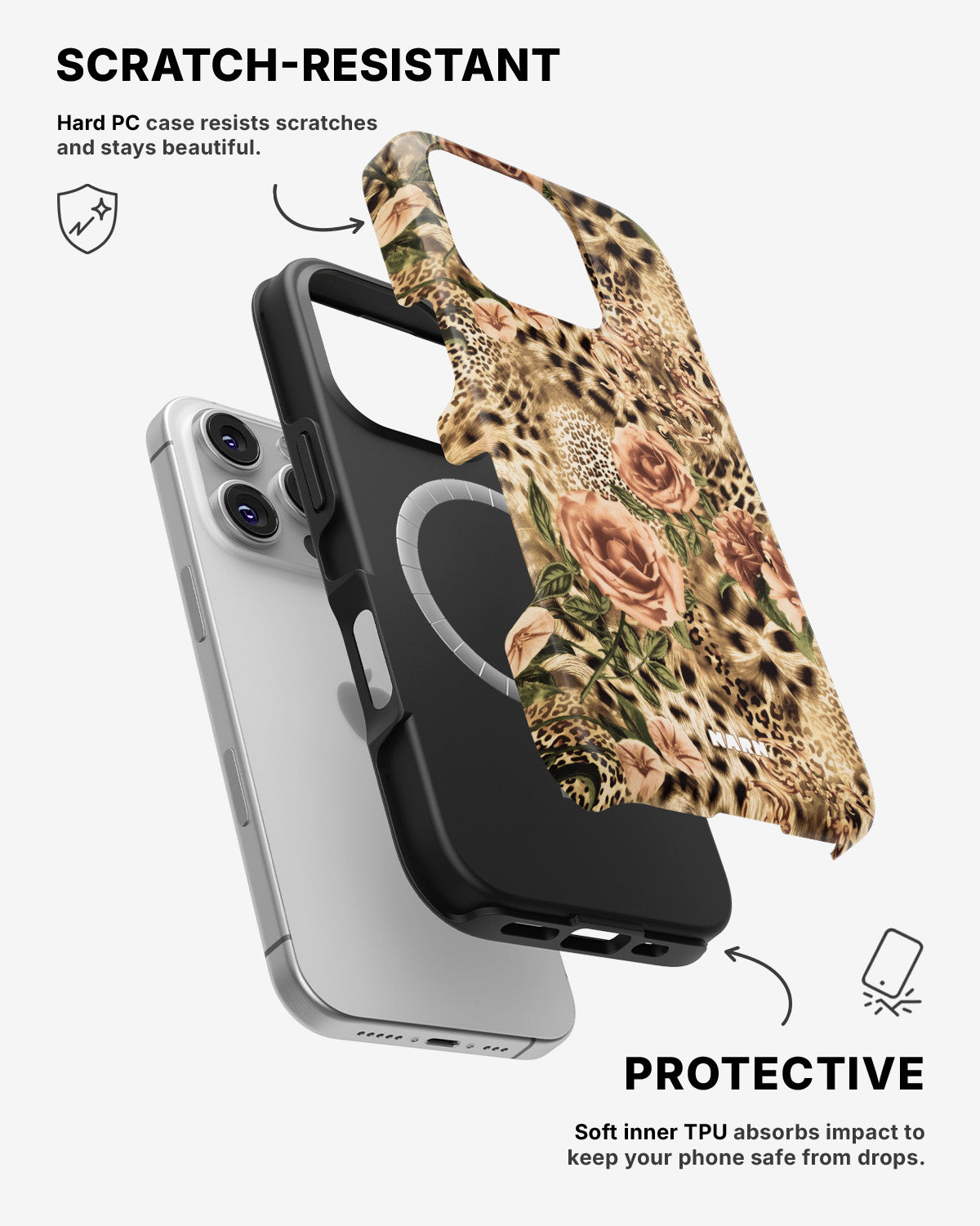 iPhone 16 Pro Max Tough Case – Leo Roses - View 2