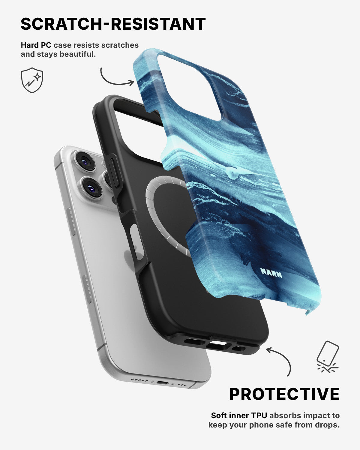 iPhone 16 Pro Max Tough Case – Ocean Dream - View 2