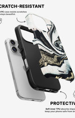 iPhone 16 Pro Max Tough Case – Golden Swirl - View 2