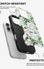 iPhone 16 Pro Max Tough Case – White Bloom - View 2