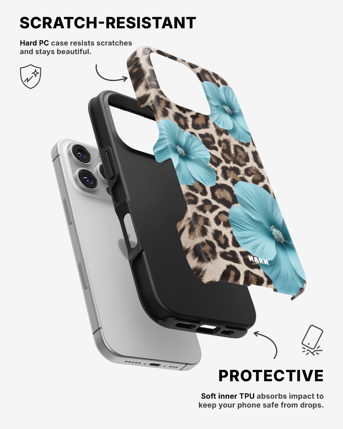 iPhone 16 Pro Max Tough Case – Blooming Jungle - View 2