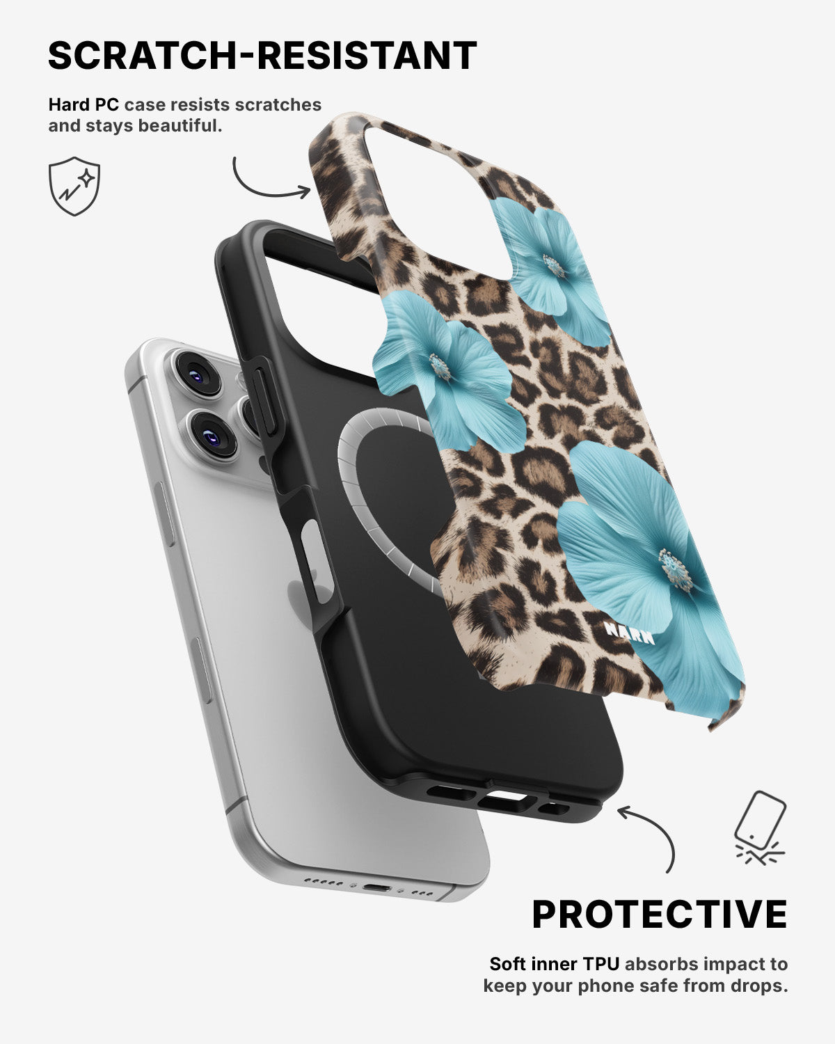 iPhone 16 Pro Max Tough Case – Blooming Jungle - View 2