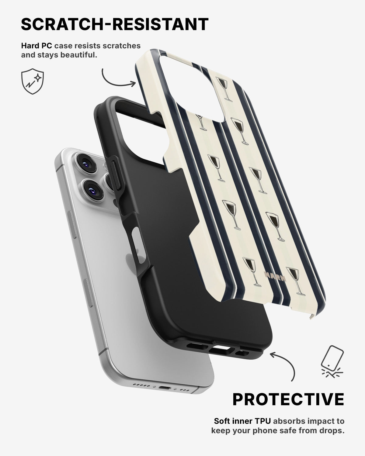 iPhone 16 Pro Max Tough Case – Sail & Sip - View 2