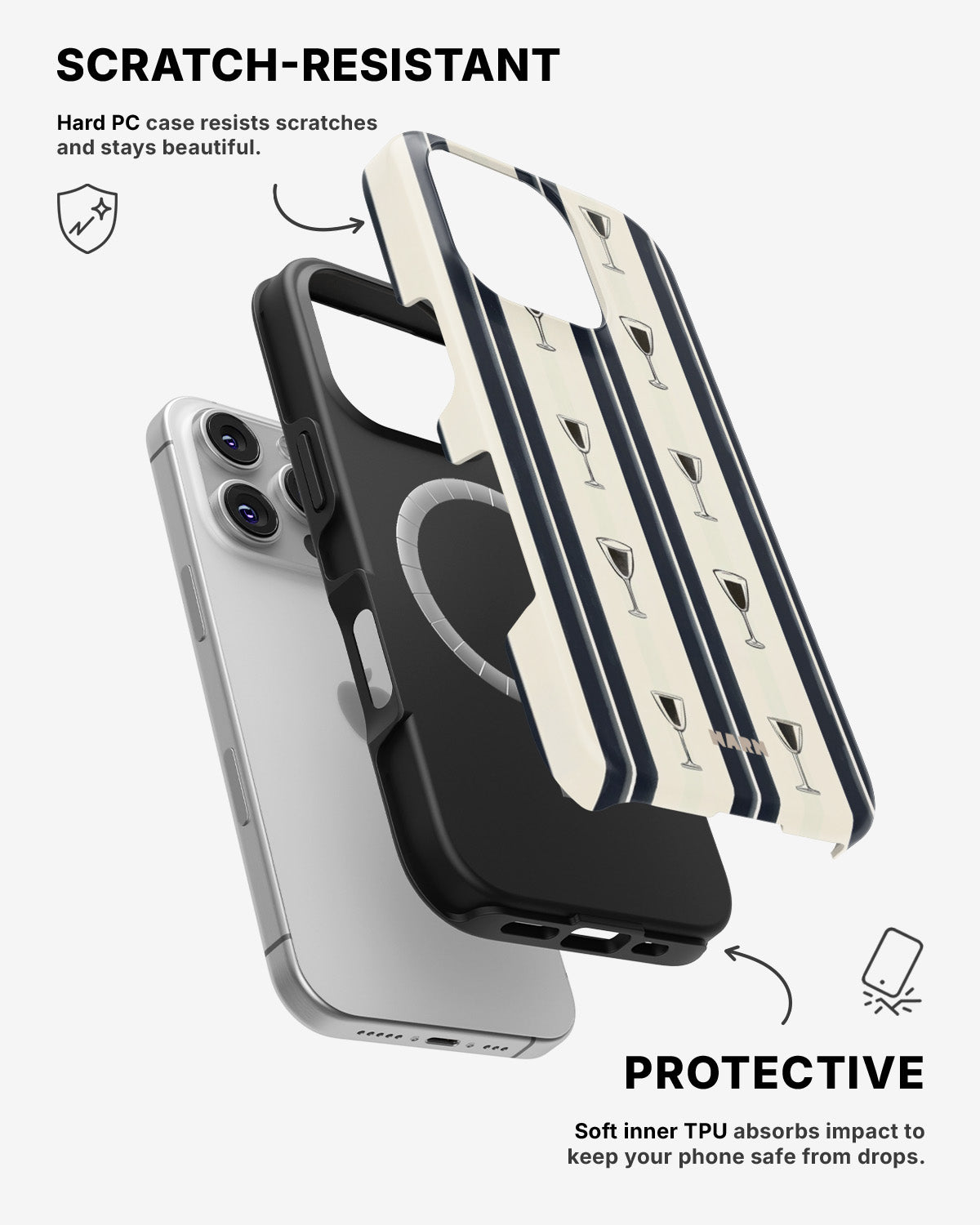 iPhone 16 Pro Max Tough Case – Sail & Sip - View 2
