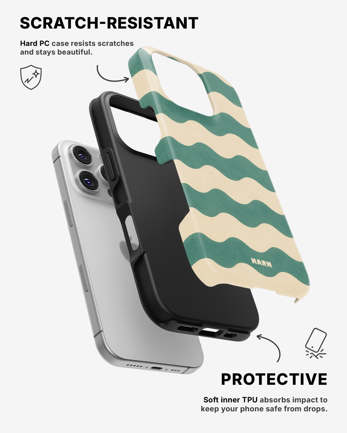 iPhone 16 Pro Max Tough Case – La Dolce Wave - View 2