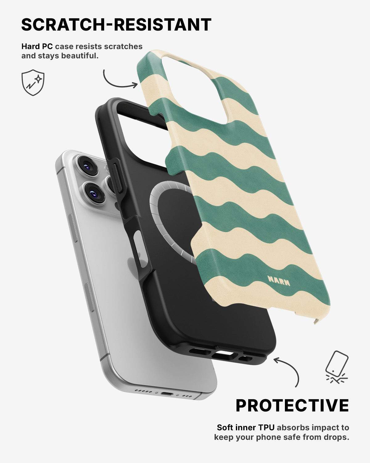 iPhone 16 Pro Max Tough Case – La Dolce Wave - View 2