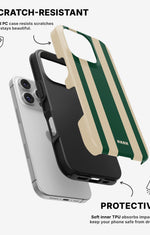 iPhone 16 Pro Max Tough Case – Vert Stripe - View 2