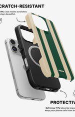 iPhone 16 Pro Max Tough Case – Vert Stripe - View 2