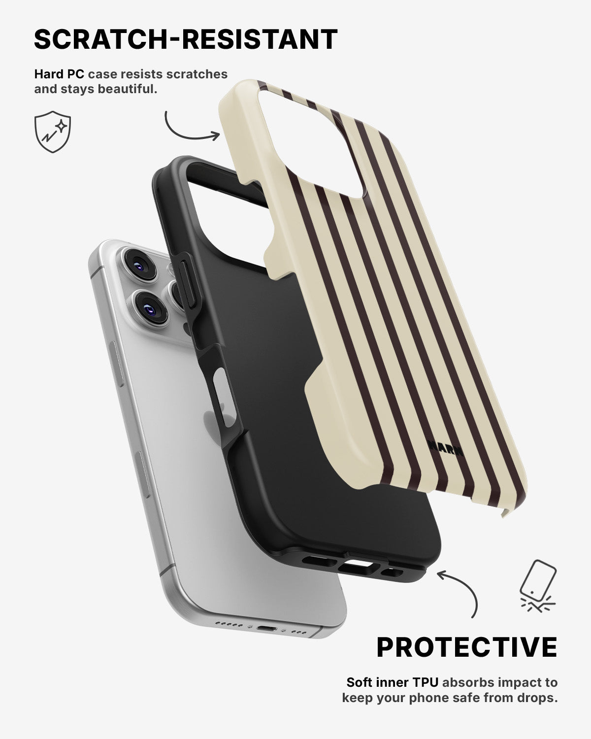 iPhone 16 Pro Max Tough Case – Class Lines - View 2