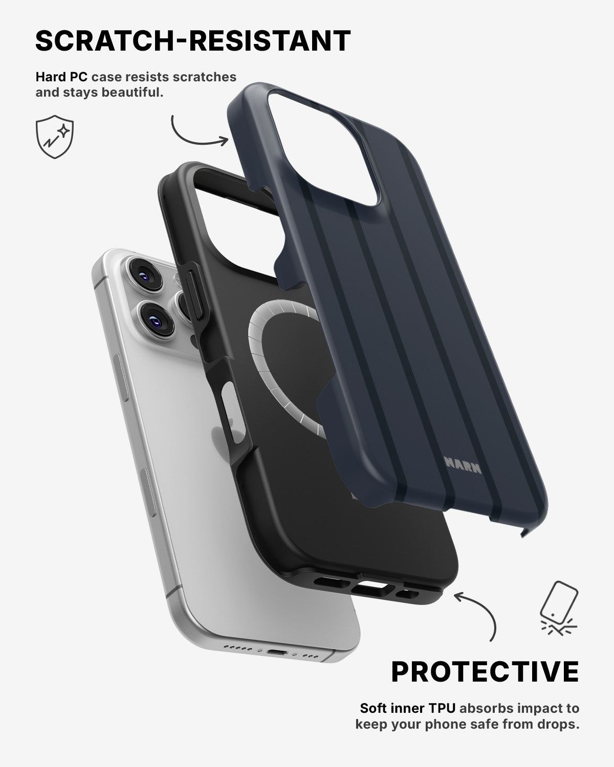 iPhone 16 Pro Max Tough Case – Navy Dream - View 2
