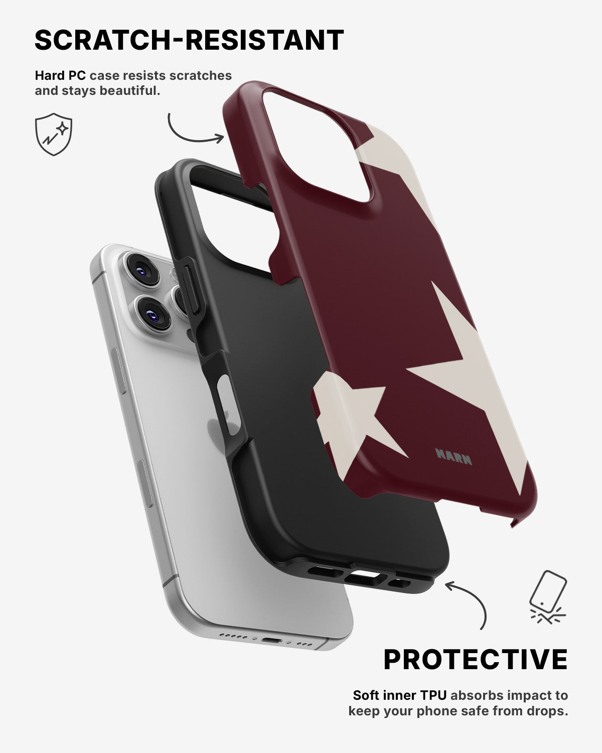 iPhone 16 Pro Max Tough Case – Rouge Star - View 2