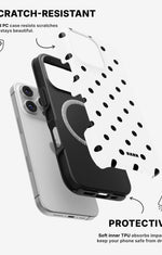 iPhone 16 Pro Max Tough Case – Mono Dots - View 2