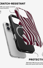 iPhone 16 Pro Max Tough Case – Velvet Zebra - View 2