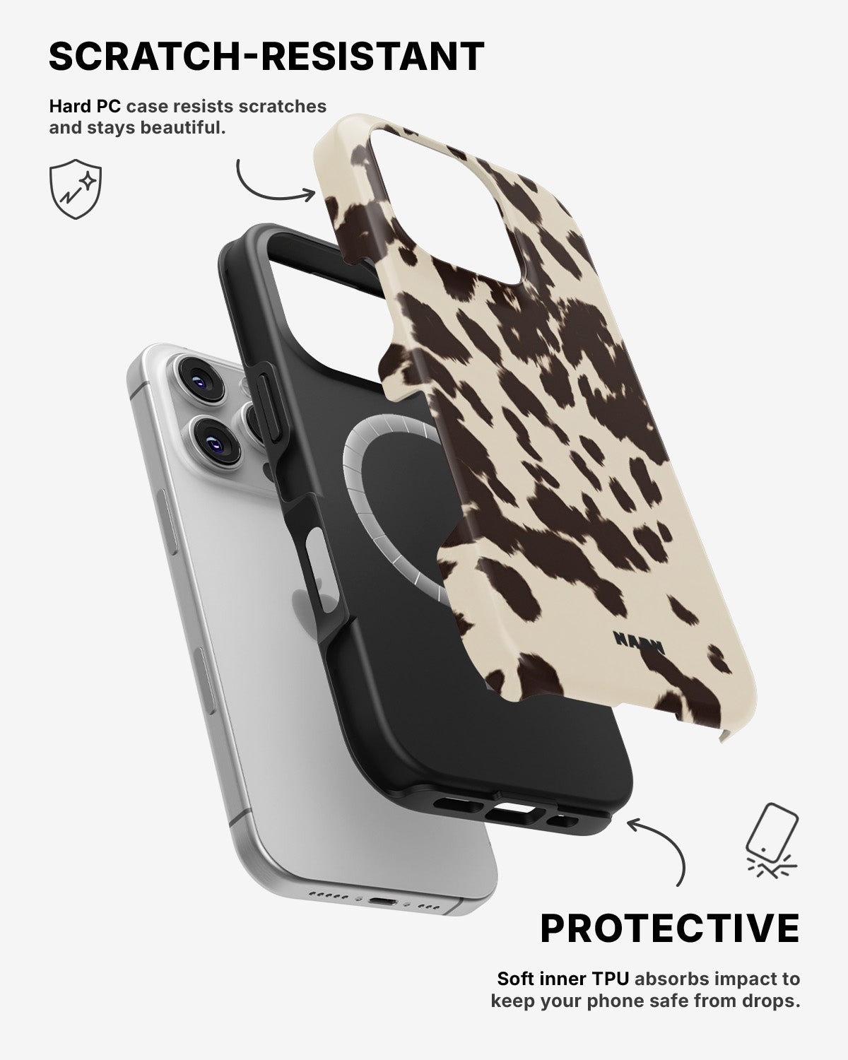 iPhone 16 Pro Max Tough Case – Cowhide - View 2
