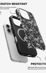 iPhone 16 Pro Max Tough Case – Midnight Lace - View 2