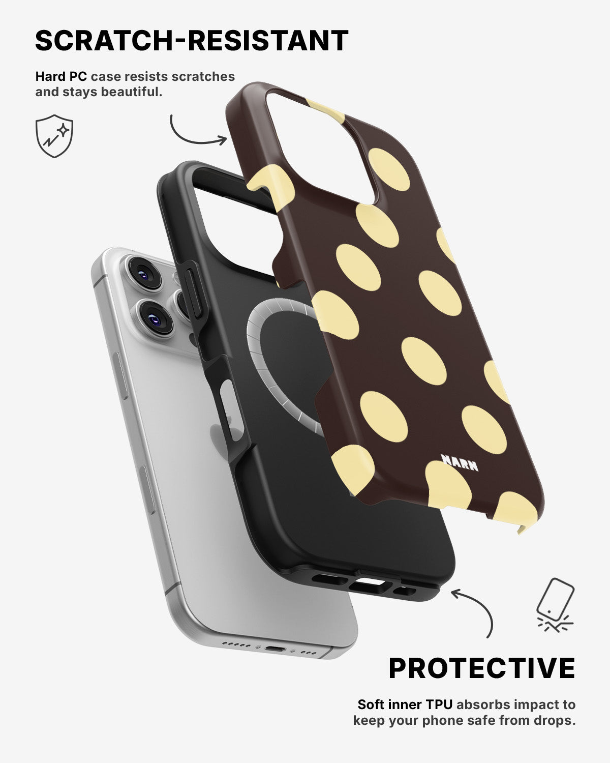 iPhone 16 Pro Max Tough Case – Mocha Pop - View 2