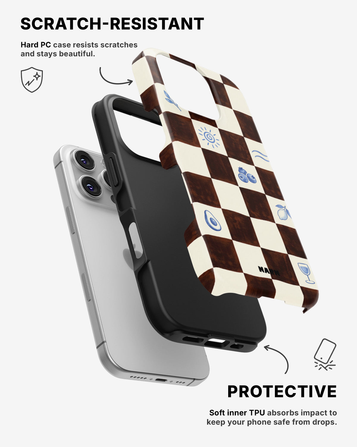 iPhone 16 Pro Max Tough Case – Dolce Grid - View 2