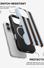 iPhone 16 Pro Max Tough Case – Bistro Stripes - View 2