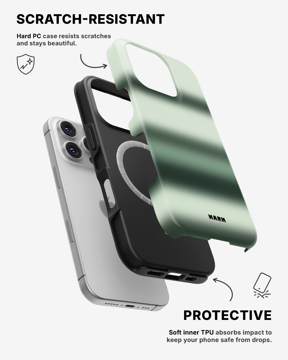 iPhone 16 Pro Max Tough Case – Mint - View 2