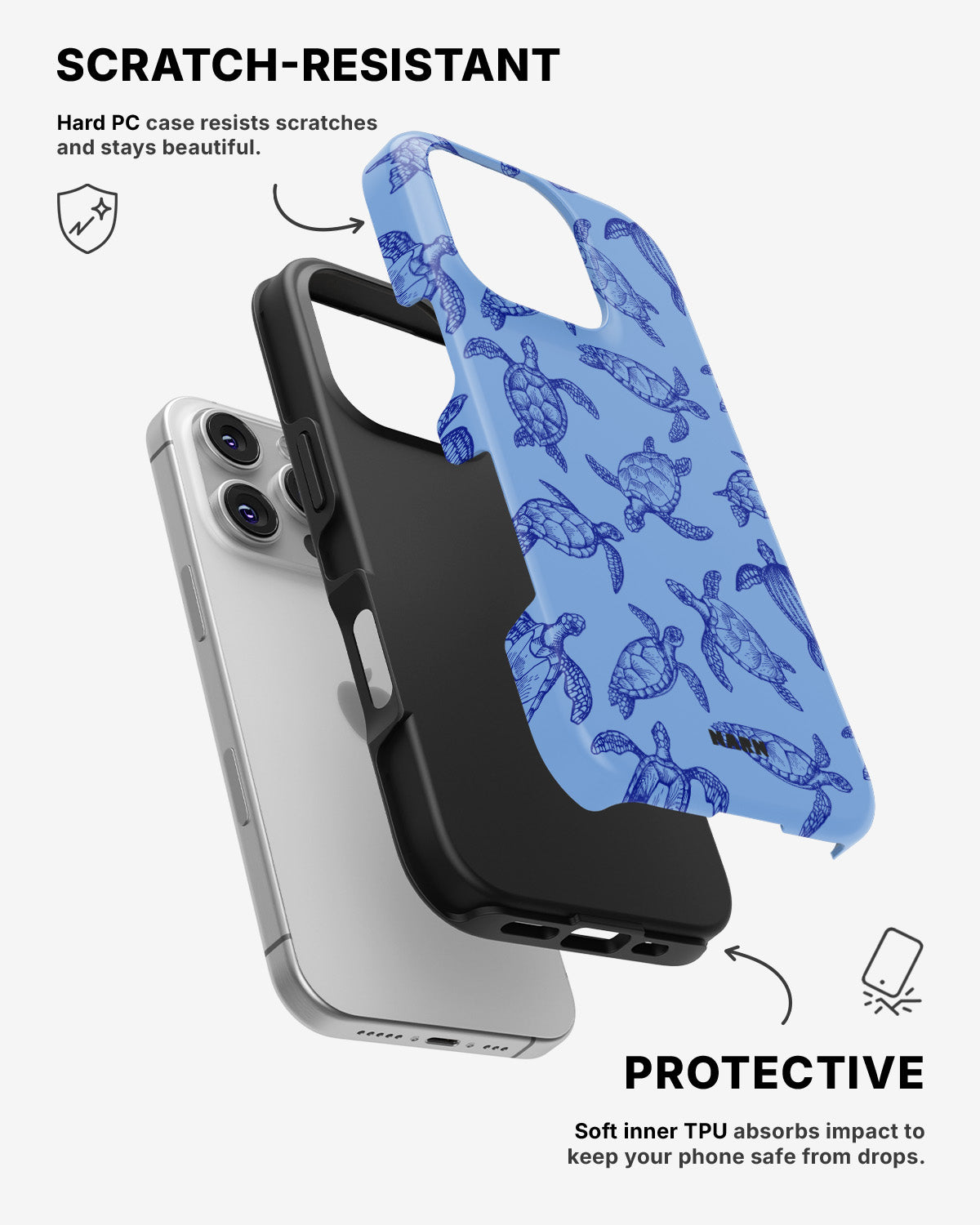 iPhone 16 Pro Max Tough Case – Turtle Bay - View 2
