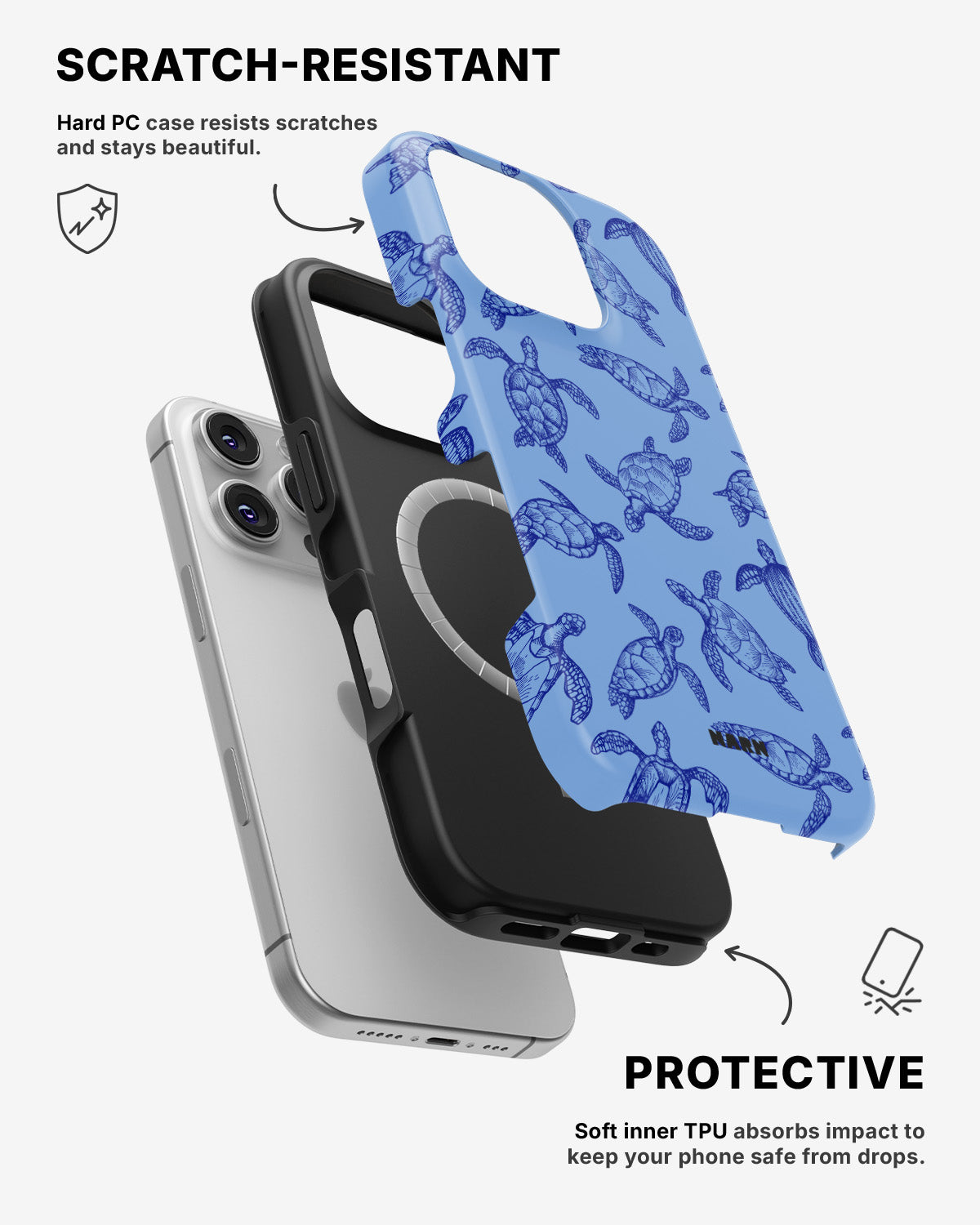 iPhone 16 Pro Max Tough Case – Turtle Bay - View 2