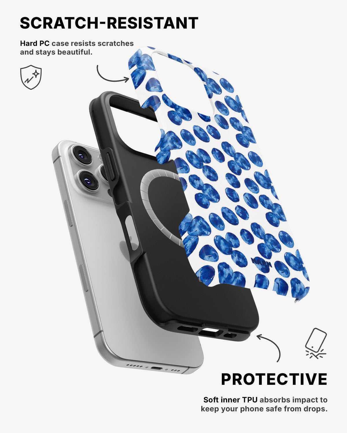 iPhone 16 Pro Max Tough Case – Blue Pick - View 2