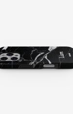 iPhone 16 Pro Max Tough Case – Custom - Black Marble - View 3
