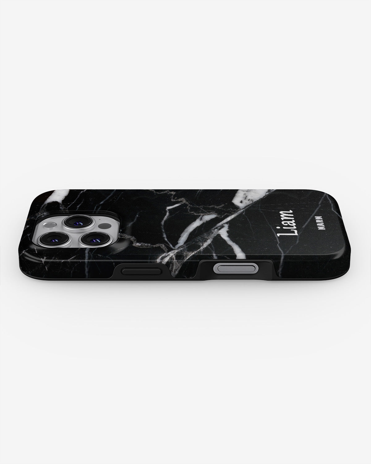 iPhone 16 Pro Max Tough Case – Custom - Black Marble - View 3