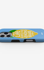 iPhone 16 Pro Max Tough Case – Lemon Quote - View 3