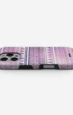 iPhone 16 Pro Max Tough Case – Purple Aztec - View 3