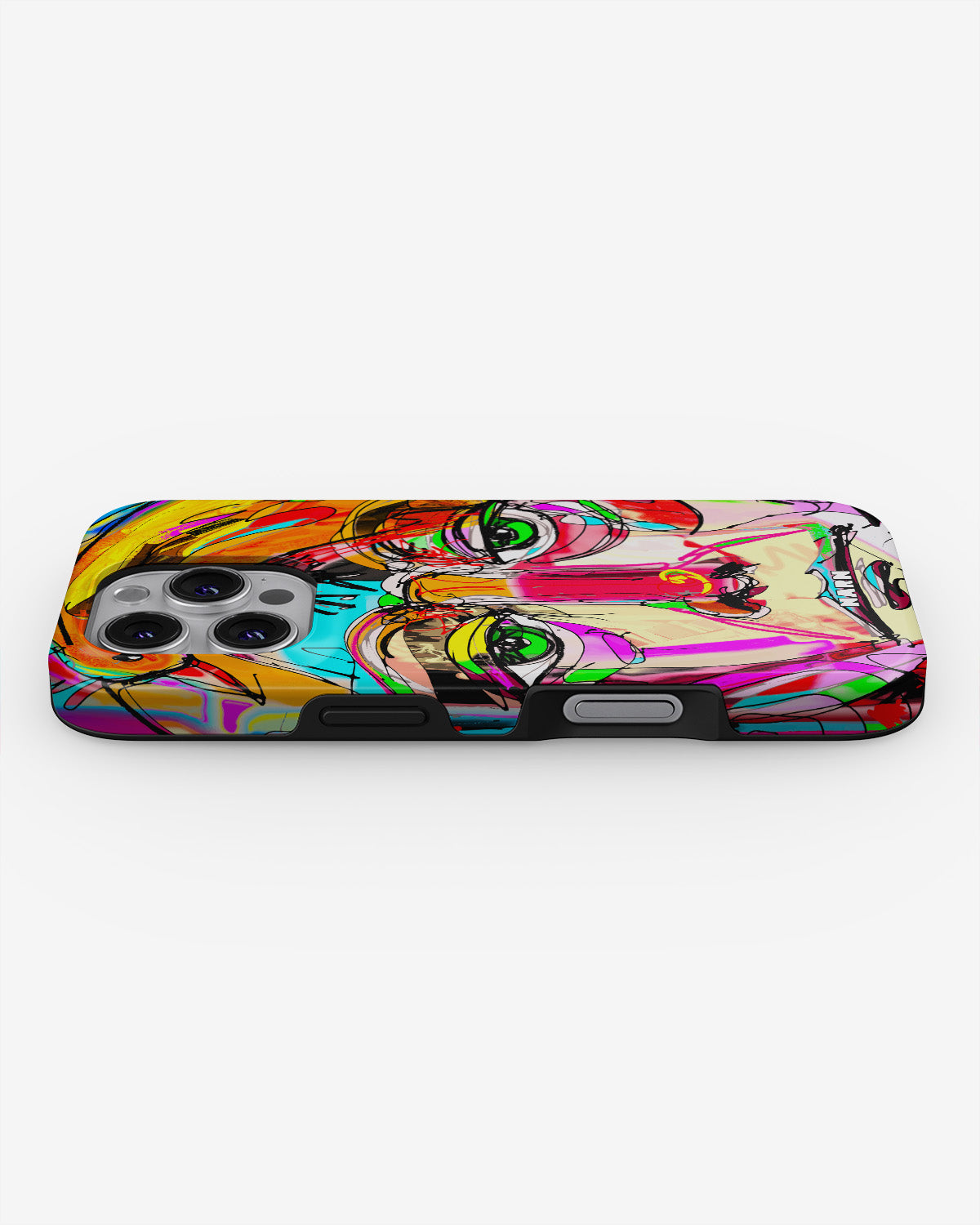 iPhone 16 Pro Max Tough Case – Abstract Portrait - View 3