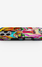 iPhone 16 Pro Max Tough Case – Abstract Portrait - View 3