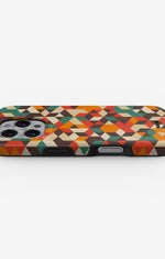 iPhone 16 Pro Max Tough Case – Retro Geometric - View 3