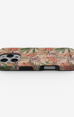 iPhone 16 Pro Max Tough Case – Flamingos & Flowers - View 3