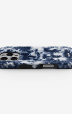 iPhone 16 Pro Max Tough Case – Tie Dye Blue - View 3