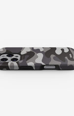 iPhone 16 Pro Max Tough Case – Grey Camo - View 3
