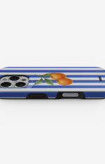 iPhone 16 Pro Max Tough Case – Orange Stripes - View 3